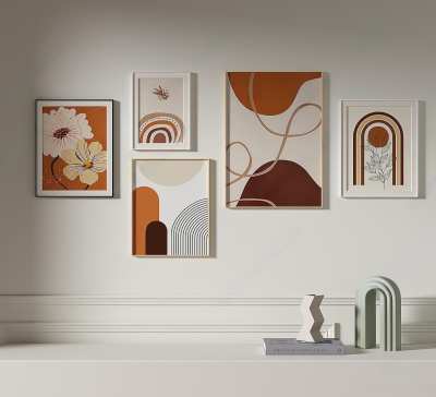 现代装饰画3D模型下载